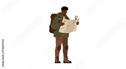 Lost in the Woods A Hiker's Quest for Direction with a Map