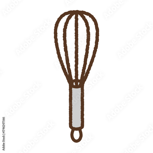 手書き風のアイコン　泡立て器
