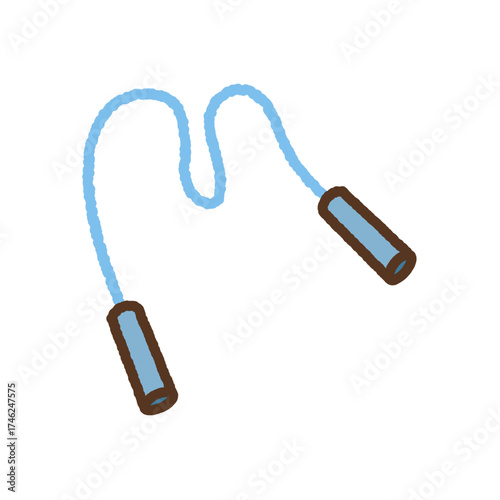 手書き風のアイコン　縄跳び