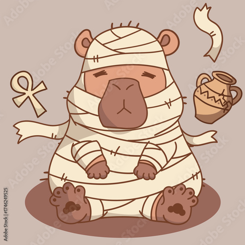 Capybara Mummy suit EPS