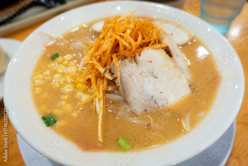 Soy Sauce Ramen in Pork Bone Broth