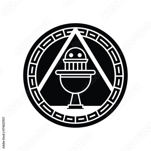 Ancient Archaeology Icon Graphic Design