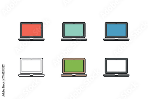 Minimal Laptop Icon 