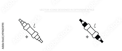 Hub icon design with white background stock illustration