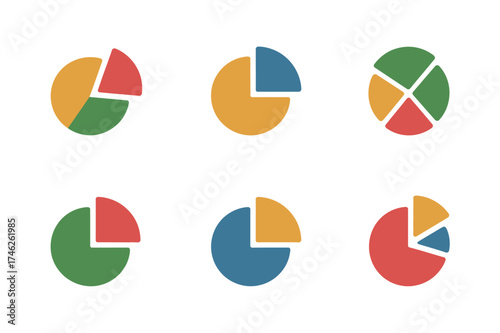 Circular Data Pie Chart Art