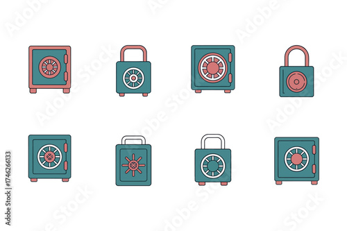 Safe Vault Lock Symbol  