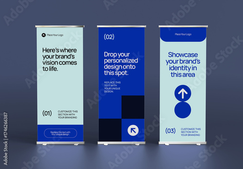 Display Roll Banner Mockup