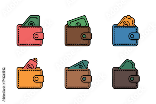 Modern Wallet Illustration