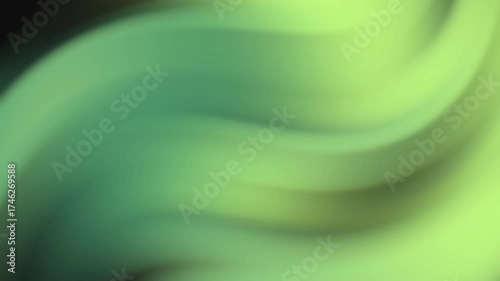 Abstract green gradient wave pattern, suitable for backgrounds, prints, digital designs, and creative projects requiring a vibrant, modern aesthetic.