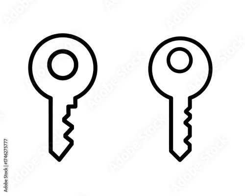 key icon set. key lock icon , access account login password icons - house key icon s