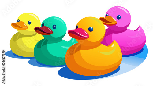rubber ducks in a row