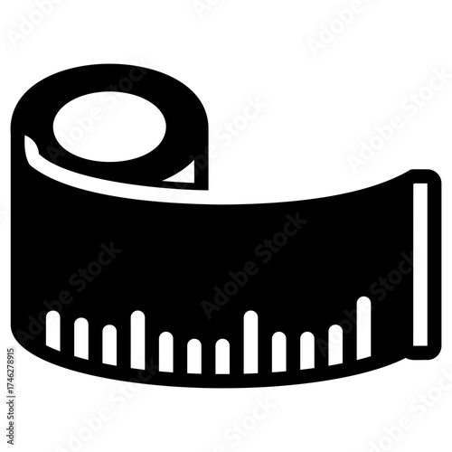 Measuring tape icon