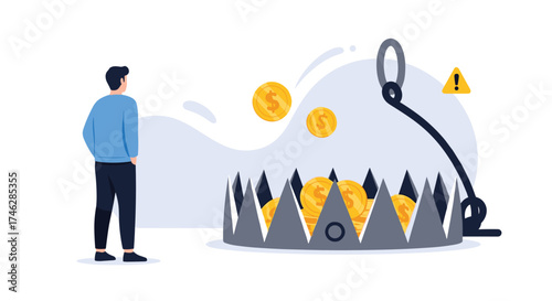 Beware of financial traps and scams that offer easy money.