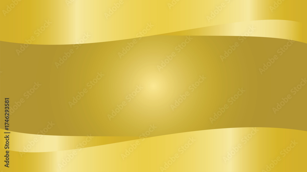 Obraz premium Rich Golden Gradient Background with Subtle Waves and Highlights - Ideal for Luxury and Premium Designs