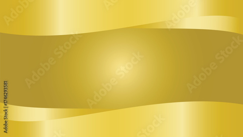 Rich Golden Gradient Background with Subtle Waves and Highlights - Ideal for Luxury and Premium Designs