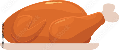 Delicious whole roasted chicken resting on a platter, perfect for a thanksgiving feast or special occasion