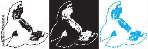 Abstract symmetrical inkblot shapes on black .Set of six abstract symmetrical white inkblot shapes on black background, resembling psychological Rorschach test or mirrored pattern art.
EPS10/AI.
