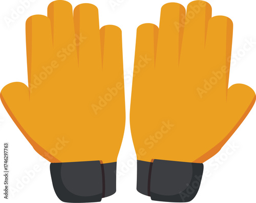 Soccer goalkeeper gloves providing protection and grip for saving goals