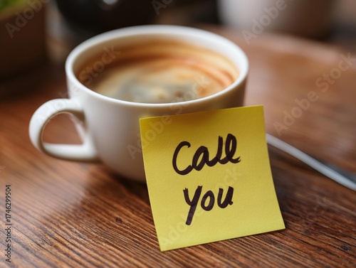 Coffee cup with 
