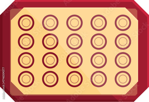 Mancala board game with colorful beads arranged in starting position, ready for players to begin