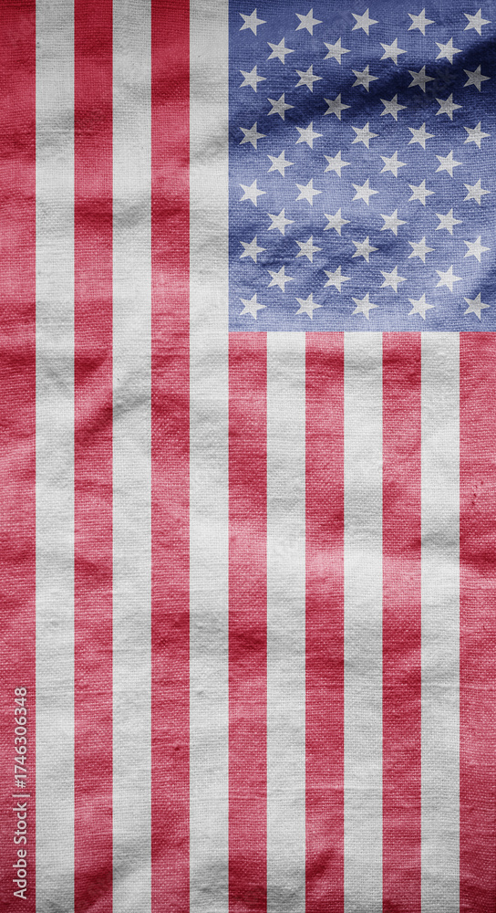Obraz premium Grunge USA Flag background texture