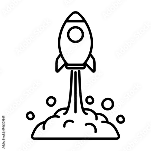 Business, start up, launch, rocket, company, fly, process
