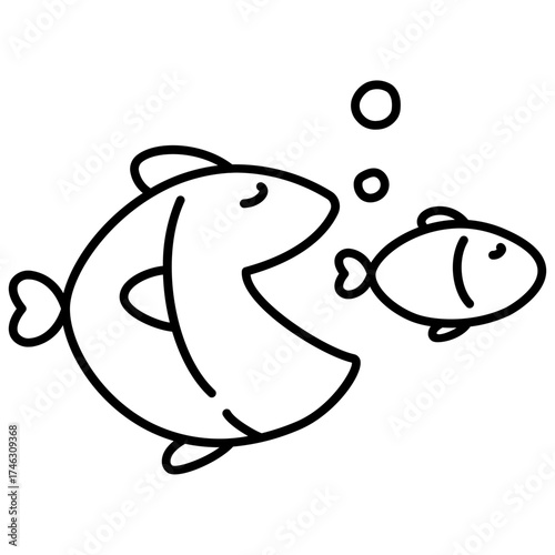 Capitalism, corruption, fish, eat, business, investment, situation
