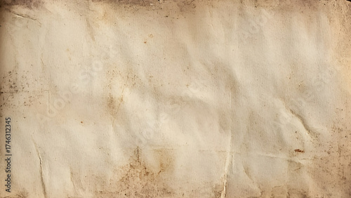 Vintage crumple paper texture for background