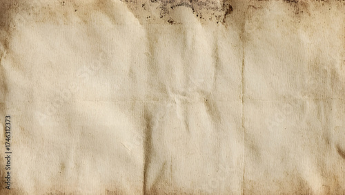 Vintage crumple paper texture for background