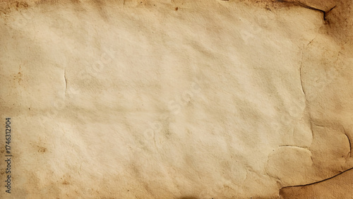 Vintage ancient worn paper texture, old paper or parchment background 