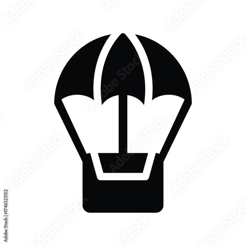 supplies logistic glyph icon illustration vector graphic.eps