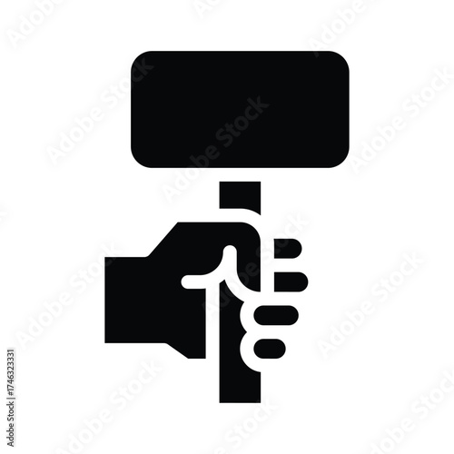 help support glyph icon illustration vector graphic.eps