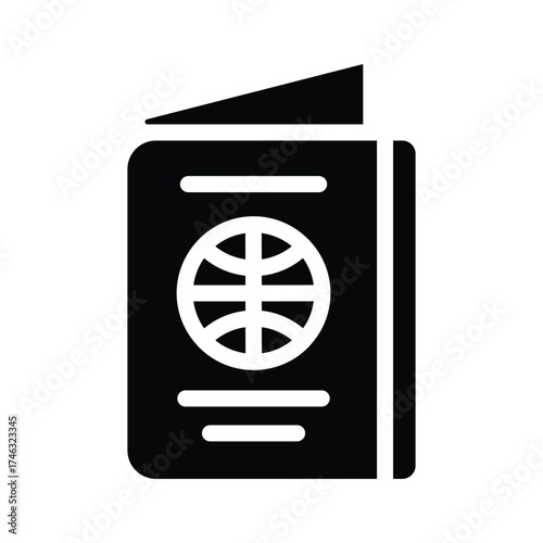  citizenship glyph icon illustration vector graphic.eps