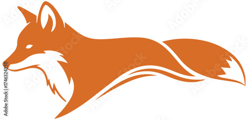 Elegant fox logo design for modern branding, wildlife conservation, or nature-inspired business