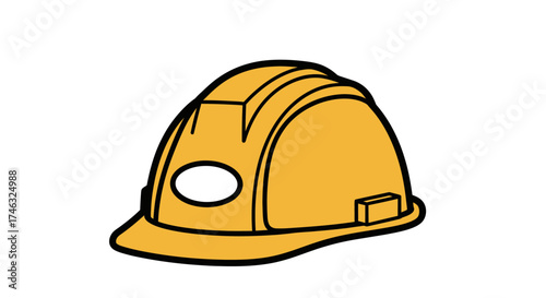 Yellow Hard Hat Safety Equipment.
