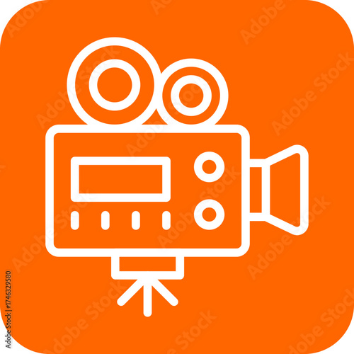 Video Camera Icon Style