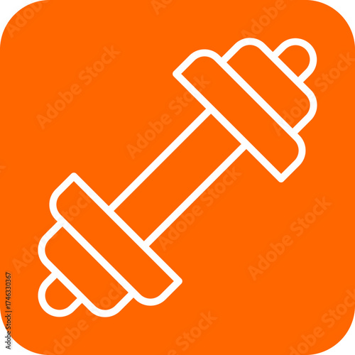 Dumbbells Icon Style