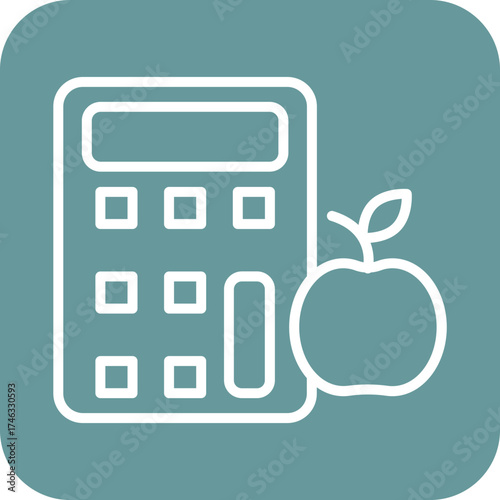 Calorie Calculator Icon Style