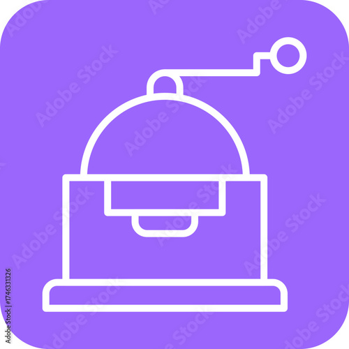Coffee Grinder Icon Style