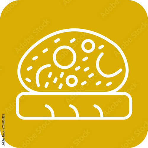 Bruschetta Icon Style