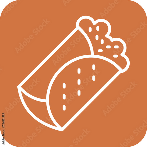 Burrito Icon Style