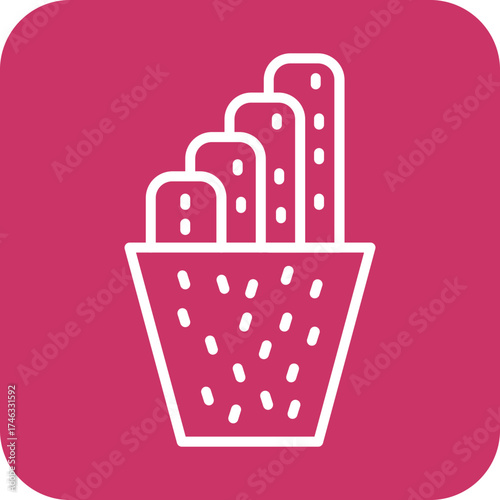 Churros Icon Style
