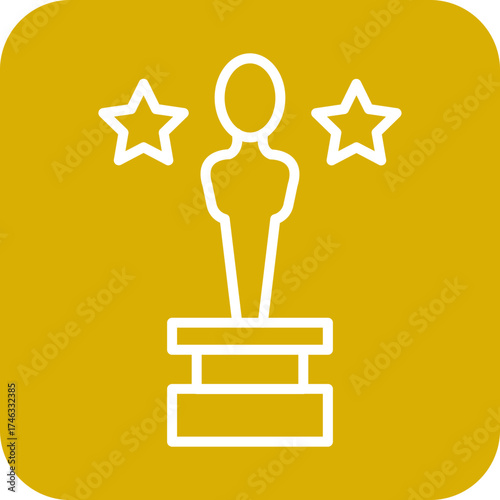 Film Award Icon Style