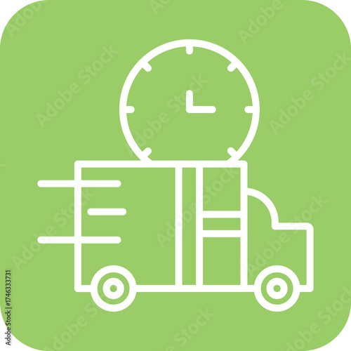 Express Shipping Icon Style