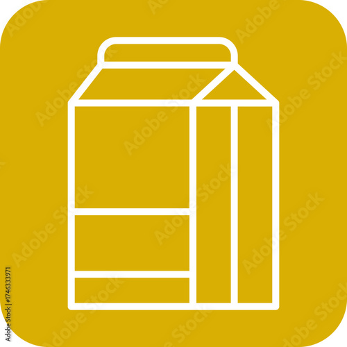 Dairy Free Food Icon Style