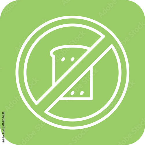 Low Carb Diet Icon Style