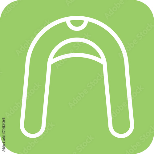 Mouthguard Icon Style