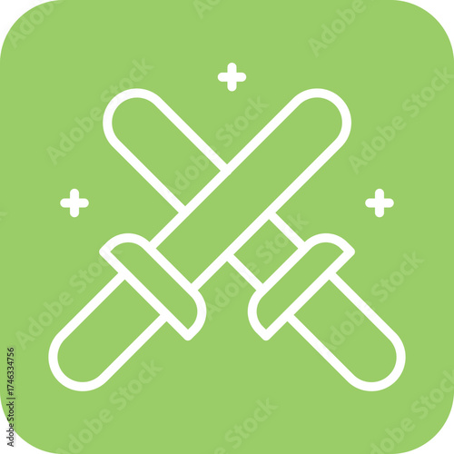 Glow Sticks Icon Style