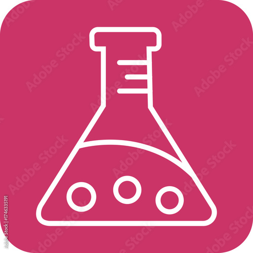 Volumetric Flask Icon Style