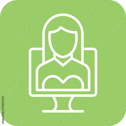 Influencer Female Icon Style